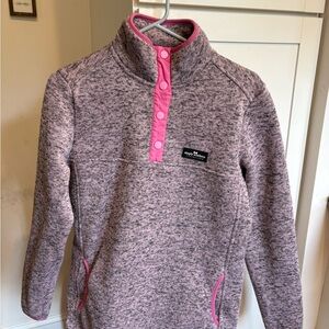 Simply Southern Heathered Pink Kids Sweatshirt